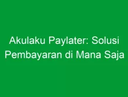 Akulaku Paylater: Solusi Pembayaran di Mana Saja