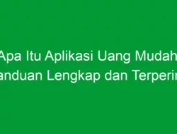 Apa Itu Aplikasi Uang Mudah: Panduan Lengkap dan Terperinci