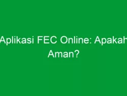 Aplikasi FEC Online: Apakah Aman?