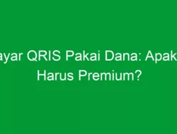 Bayar QRIS Pakai Dana: Apakah Harus Premium?