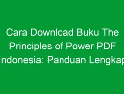 Cara Download Buku The Principles of Power PDF Indonesia: Panduan Lengkap