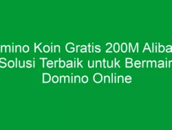 Domino Koin Gratis 200M Alibaba: Solusi Terbaik untuk Bermain Domino Online