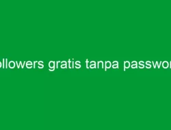 followers gratis tanpa password