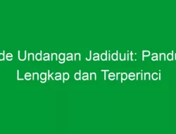 Kode Undangan Jadiduit: Panduan Lengkap dan Terperinci