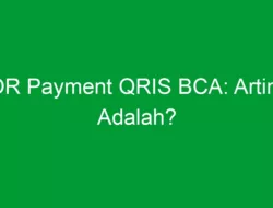 KOR Payment QRIS BCA: Artinya Adalah?