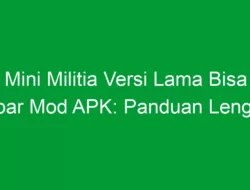 Mini Militia Versi Lama Bisa Mabar Mod APK: Panduan Lengkap