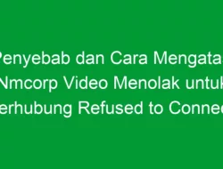 Penyebab dan Cara Mengatasi Nmcorp Video Menolak untuk Terhubung Refused to Connect