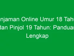 Pinjaman Online Umur 18 Tahun dan Pinjol 19 Tahun: Panduan Lengkap