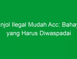 Pinjol Ilegal Mudah Acc: Bahaya yang Harus Diwaspadai