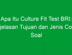 Apa Itu Culture Fit Test BRI: Penjelasan Tujuan dan Jenis Contoh Soal