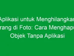 Aplikasi untuk Menghilangkan Orang di Foto: Cara Menghapus Objek Tanpa Aplikasi