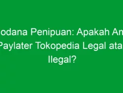 Indodana Penipuan: Apakah Aman Paylater Tokopedia Legal atau Ilegal?