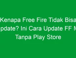 Kenapa Free Fire Tidak Bisa Diupdate? Ini Cara Update FF Max Tanpa Play Store