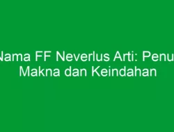 Nama FF Neverlus Arti: Penuh Makna dan Keindahan